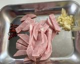 十六ささげと明方ハムのペペロンチーノ風作り方3写真