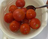 トマトの麺つゆ漬け作り方4写真