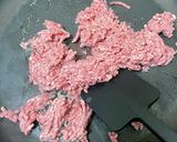 愛しさと切なさと茄子とエノキとひき肉と作り方1写真