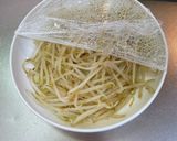 豚肉ともやしの胡麻ダレサラダ♫作り方2写真