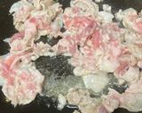 ジャガイモとインゲン豚こまの醤油炒め作り方2写真