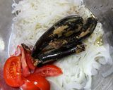 豆腐パスタ　オイルサーディンパスタ作り方1写真