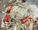 豆腐パスタ　オイルサーディンパスタ作り方2写真
