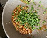 ニラたっぷりの肉味噌混ぜそば作り方3写真