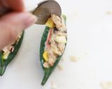 レンジで簡単!5分で☆丸ごとオクラサラダ作り方7写真