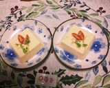 卵豆腐をオクラとイクラで彩りよく美味しく作り方2写真