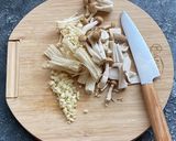 レンジで作るベーコンときのこの極みパスタ作り方1写真