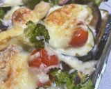 夏野菜の和風チーズ焼き作り方4写真