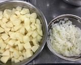 【保育園給食】ベーコンポテト春巻き作り方1写真