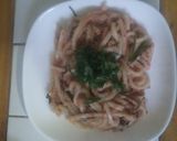 洋風たらこ焼きうどん作り方3写真