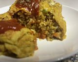 ごはんがバターチキンカレー・オムライス作り方9写真