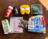 ▲山ごはん▲カルボ風冷やし豆乳うどん作り方5写真