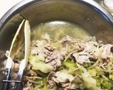 冷しゃぶ(豚)風野菜たっぷり　茹で蒸し豚作り方5写真