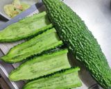 ゴーヤの苦み抜き～一番苦くない下ごしらえ作り方1写真