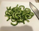 【簡単】基本のゴーヤチャンプル作り方1写真