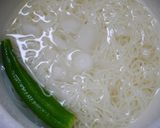 簡単！冷やしカップそうめん　薬味納豆作り方2写真