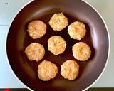 【Diet】えのき入りつくね カレー風味作り方4写真