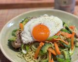 夏バテ対策！豚肉とゴーヤで塩焼きそば作り方8写真