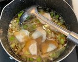 水餃子のひき肉旨味スープ作り方4写真