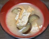 厚揚げなす味噌汁作り方2写真