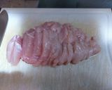 お手軽！鶏むね肉と豆苗のレンジ蒸し作り方2写真