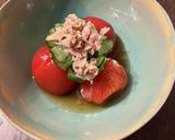 トマトの麺つゆ漬け作り方14写真