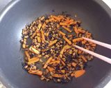 大豆のお肉とひじきの炒り煮作り方5写真