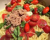 簡単！トマトとバジルの冷製パスタ作り方3写真