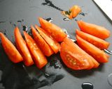 簡単！トマトの塩昆布和え　ピリ辛胡麻風味作り方1写真