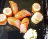 ソーセージとギョニソとチクワのマヨ炒め作り方1写真