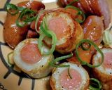 ソーセージとギョニソとチクワのマヨ炒め作り方2写真