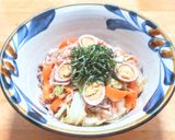 豚こま肉とパック入り野菜でレンジで中華丼作り方8写真