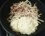 調味料2つ★辛旨豚もやし麺★余った素麺作り方3写真