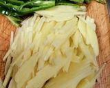 好きなお肉で♪じゃが芋の青椒肉絲風♡作り方1写真