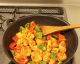 鶏肉とホホホの子の韓国風甘辛炒め作り方5写真