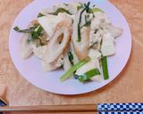 ☆木綿豆腐とちくわのとろみ炒め☆作り方5写真