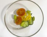 卵なし♡冷たい茶碗蒸し風☆野菜の豆乳寄せ作り方1写真