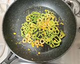 ベジ♪ピーマンのマヨカレー炒め作り方5写真