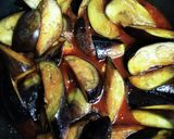 米茄子の甘辛炒め合え作り方2写真