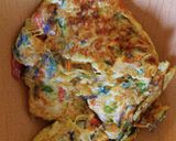 超簡単！お好み焼き風野菜あんかけ作り方3写真