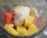 すいかとパインの甘酒スムージー作り方2写真