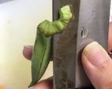ナスとオクラのカレー炒め作り方1写真