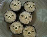 ★リラックマおにぎり(≖益≖)キャラ弁★作り方4写真