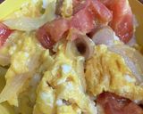 卵とトマトの丼ぶり作り方6写真