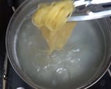 甘くてさっぱり！桃と生ハムの冷製パスタ作り方5写真