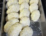 ポテトのコロッケです。赤飯を添えて作り方6写真