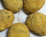 ポテトのコロッケです。赤飯を添えて作り方9写真