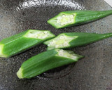 めんつゆで簡単にできるオクラの和え物作り方4写真
