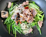 中華風さばニラ玉作り方5写真