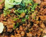シンプル●ネギそぼろ丼作り方3写真